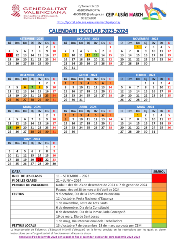 calendario